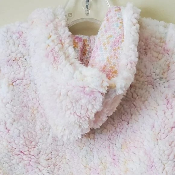 XOXO Girl's Pink Fuzzy Full Zip Hoodie SZ L(6X) - Picture 6 of 7